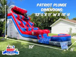 2 1663265503 18' Patriot Plunge Slide