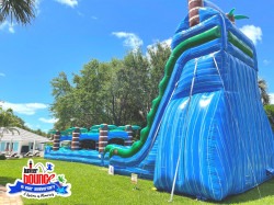 NEW203020Tropical20Double20Lane20Slide203 1649945216 30' Paradise Falls Double Lane Slide**