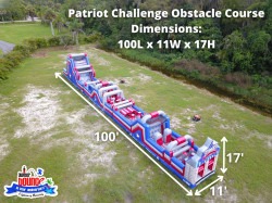 100' Patriot Challenge Obstacle Course***