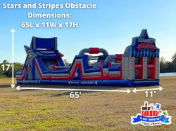 65' Stars and Stripes Obstacle**