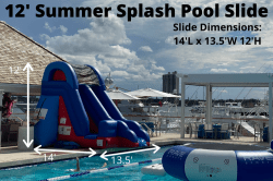 13 95451787 big 1618598560 12' Summer Splash Pool Slide