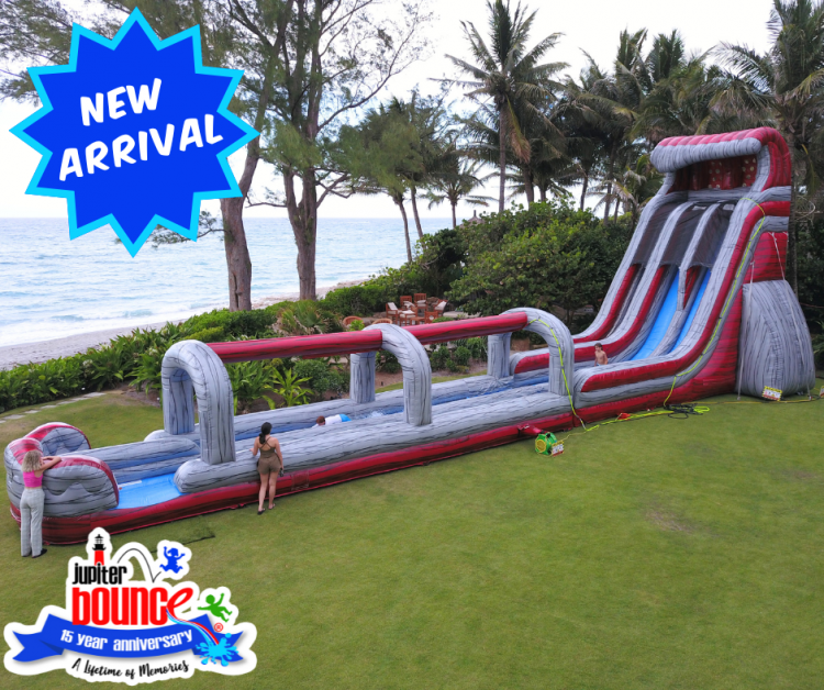 NEW 30' Captain Inferno Double Lane Slide**