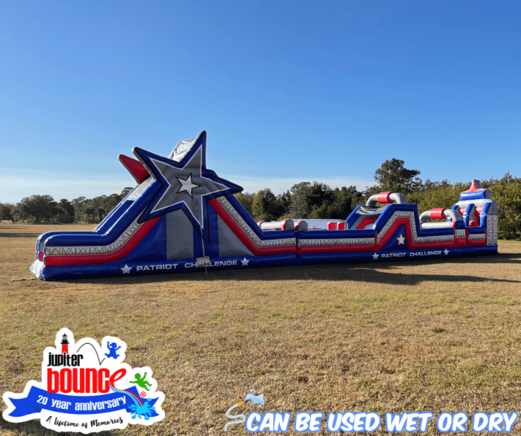 65' Stars and Stripes Obstacle** 65' Stars and Stripes Obstacle**