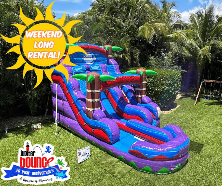 17' Baja Burst Double Lane Slide 17' Baja Burst Double Lane Slide