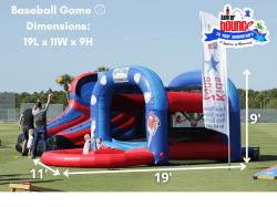 Baseball20Game20⚾️20Dimensions2019L20x2011W20x209H 174 3 Baseball Game ⚾️