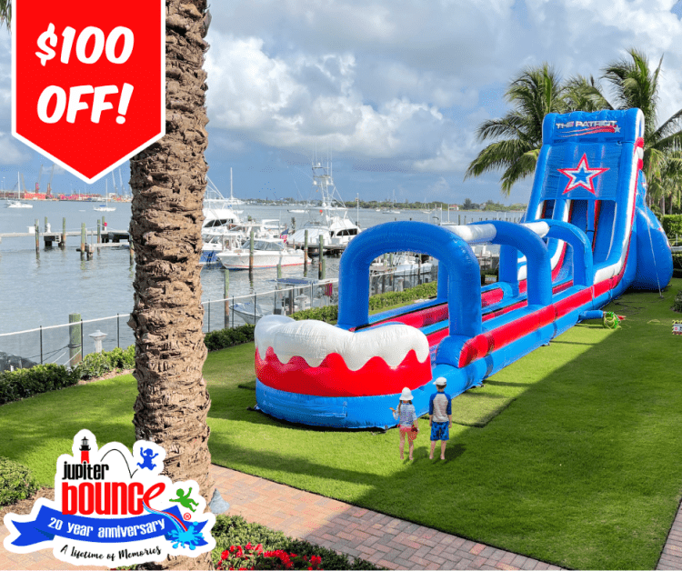 30' Patriot Double Lane Slide** 30' Patriot Double Lane Slide**