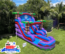 17' Baja Burst Double Lane Slide